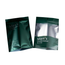 Printing Customized Matte Slider Frosted Plastic Packing Men's underwear Zipper Bag